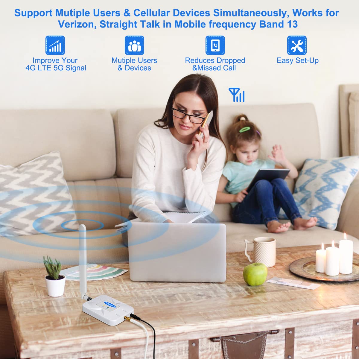 Verizon Cell Phone Signal Booster Verizon Signal Booster 5G 4G Lte Band13 5G Cell Booster Cell Signal Extender Cell Signal Ampli